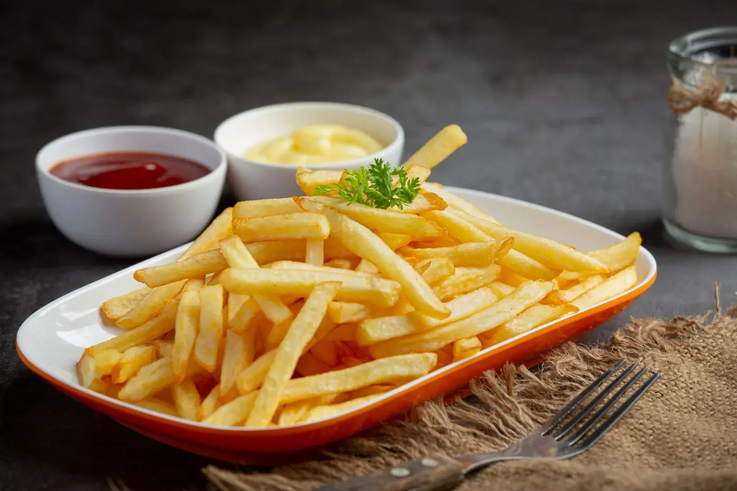 crispy-french-fries-with-ketchup-mayonnaise