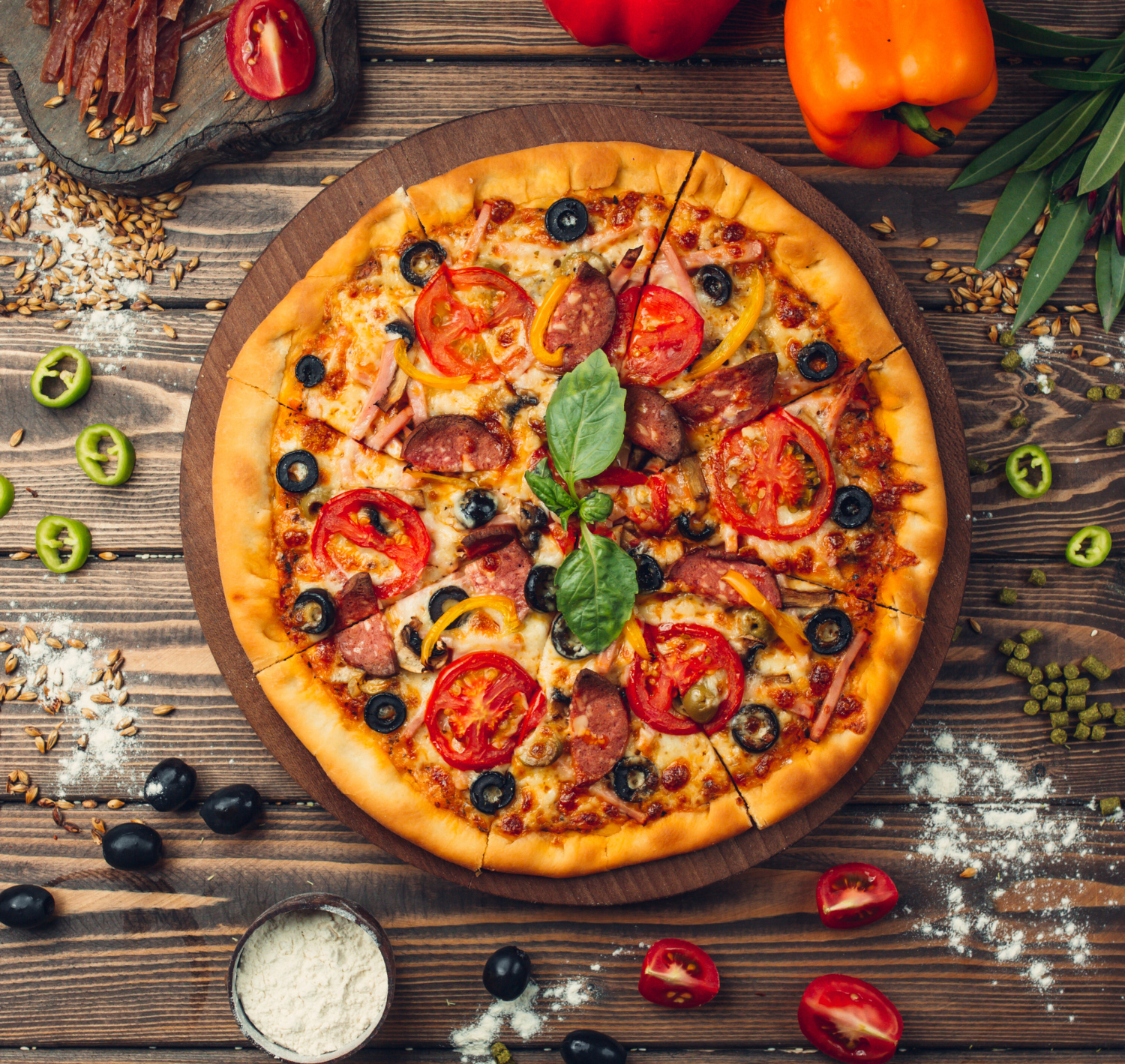 tasty-pizza-with-vegetable-of-around
